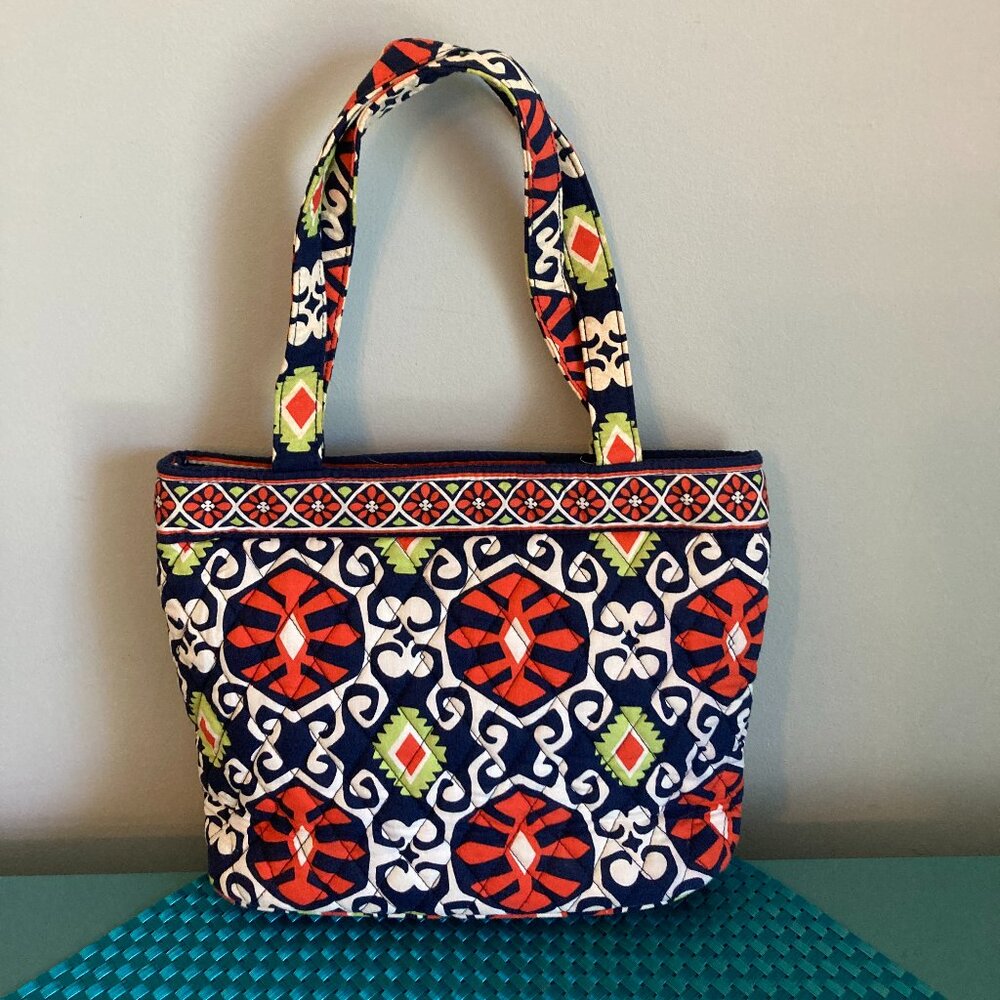 Vera Bradley EUC Sun Valley Pattern Satchel Shoulder Bag Purse